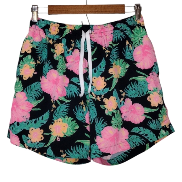 Chubbies The Midnight Floral 5.5 Summer Drawstring Waist Lining Swim Shorts Sz S - Picture 1 of 15
